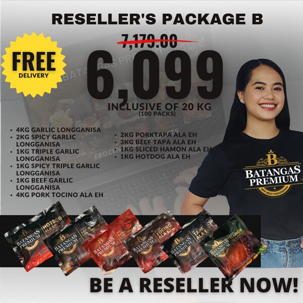 Reseller's Package B (15% Discount FREE DELIVERY/FREE TARP)