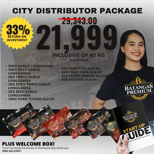 City Distributorship Package (25% Discount)